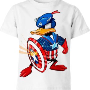 Captain America X Daffy Duck Shirt