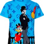 Scrooge McDuck x Charlie Chaplin Louis Vuitton Shirt