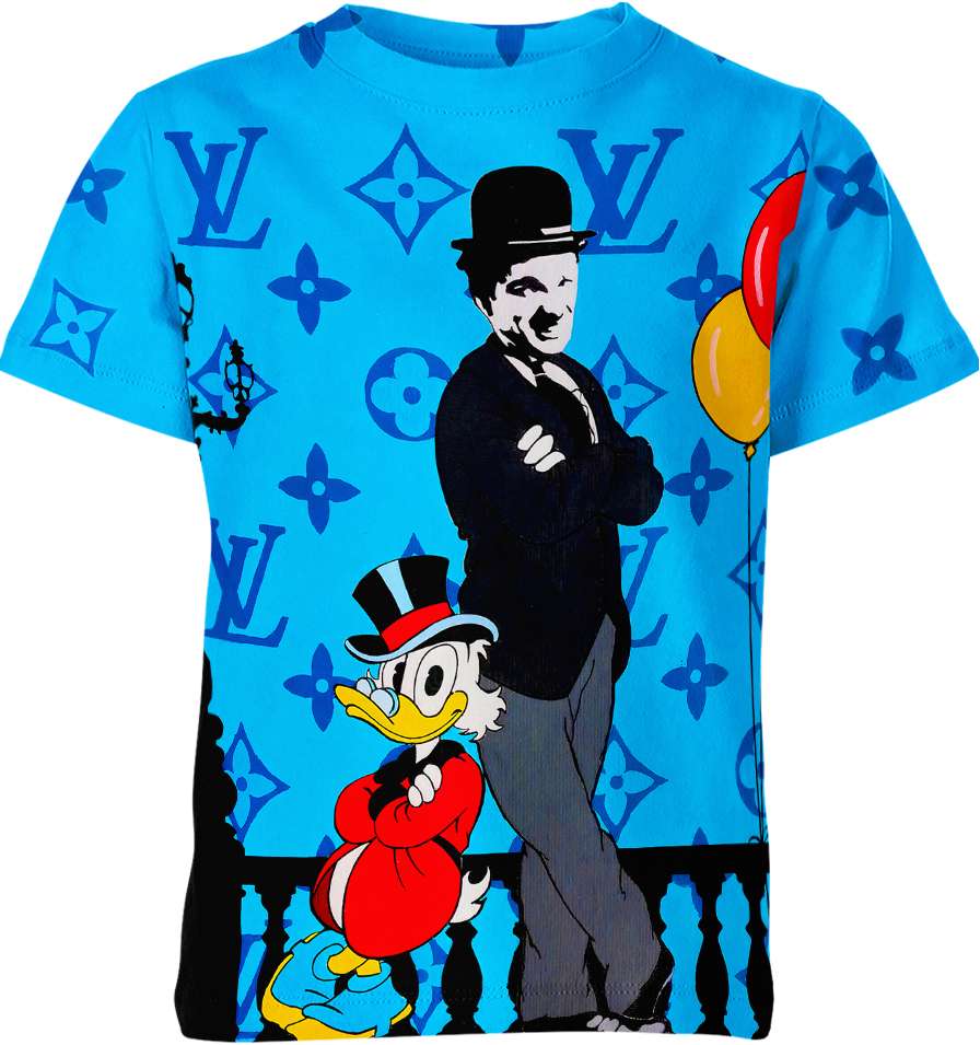Scrooge McDuck x Charlie Chaplin Louis Vuitton Shirt