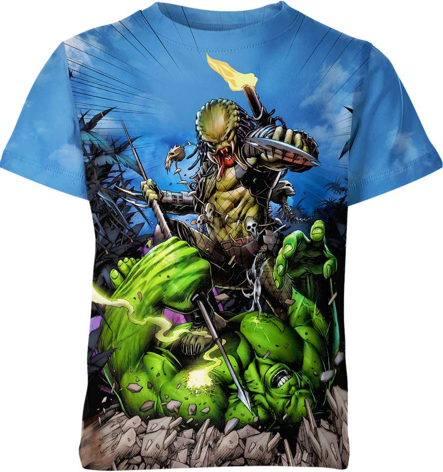 Predator Vs Hulk Shirt