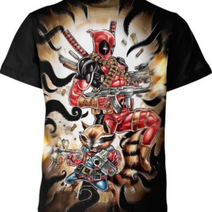 Deadpool And Rocket Raccoon Shirt