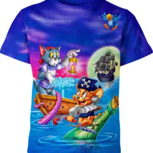 Tom And Jerry Pirate Shirt