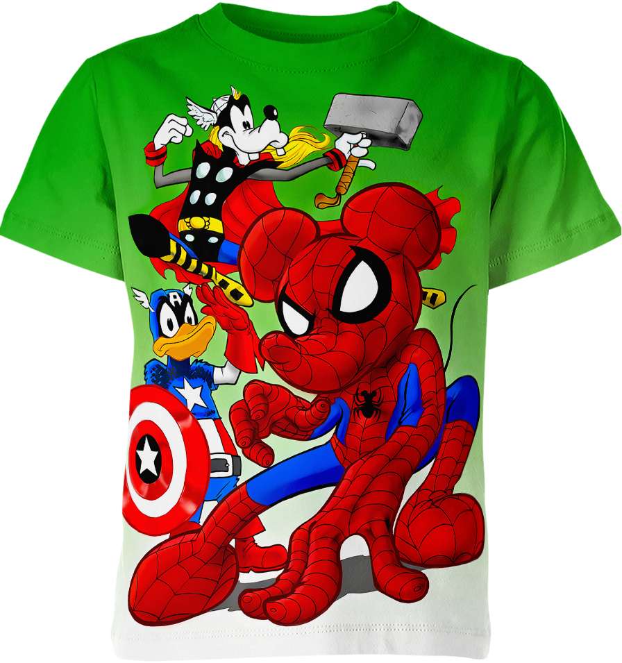 Marvel And Disney Marvel Comics Shirt