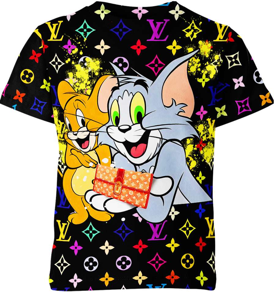 Tom And Jerry X Louis Vuitton Shirt