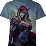 Sylvanas Windrunner Dota World Of Warcraft Shirt