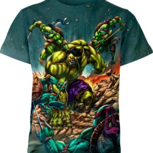 Hulk Vs Teenage Mutant Ninja Turtles Shirt