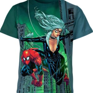 Spider Man Black Cat Marvel Comics Shirt