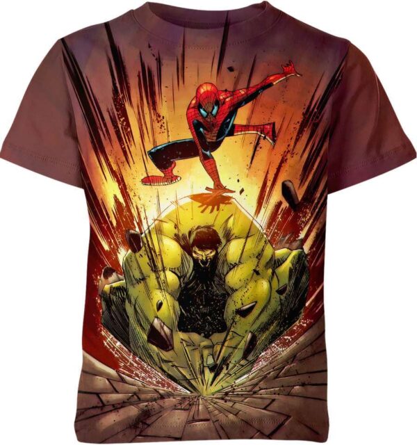 Hulk And Spidey Marvel Comics Shirt