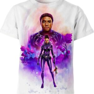 Shuri And T’Challa Black Panther Marvel Comics Shirt