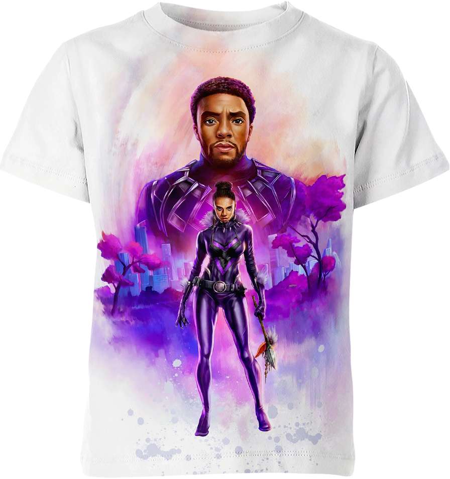 Shuri And T'Challa Black Panther Marvel Comics Shirt