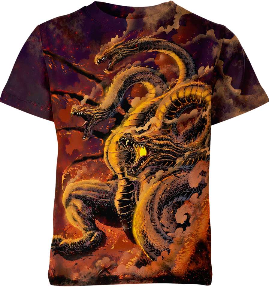 King Ghidorah Godzilla Shirt