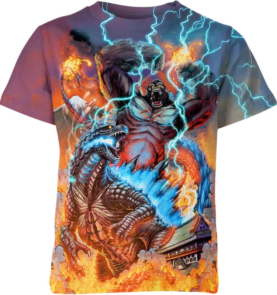 Kong Vs Godzilla Shirt