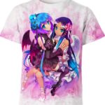 Anime Demon And Angel Girl Shirt