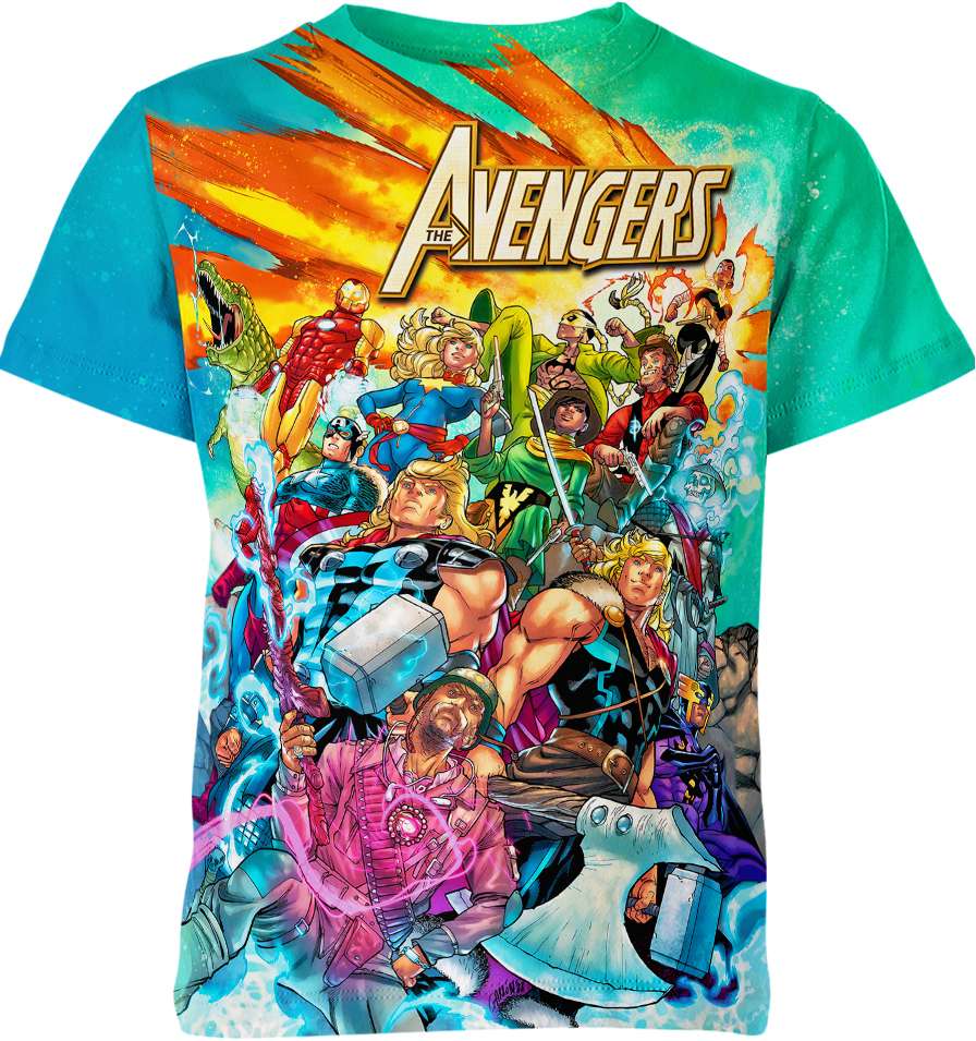 The Avengers, The Eternals, And The Men Marvel Comics Shirt
