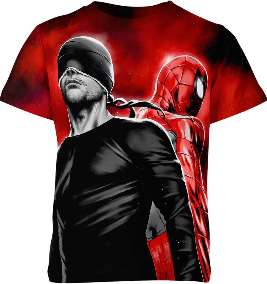 Daredevil Spider Man Marvel Comics Shirt