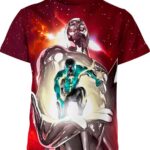 Silver Surfer Ghost Light Marvel Comics Shirt