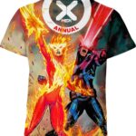 Cyclops Phoenix Men Marvel Comics Shirt