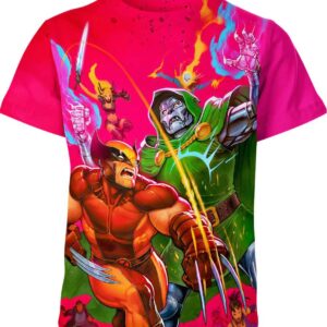 Wolverine Vs Doctor Doom Marvel Comics Shirt