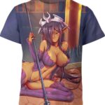 Dark Elf Queen Anime Girl Shirt