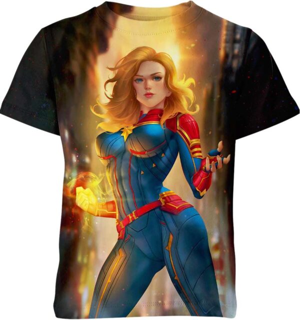 Captain Marvel Marvel Comics Shirt