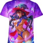 Mona Genshin Impact Hentai Ahegao Shirt