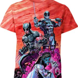 Deadpool And Wolverine Marvel Comics Shirt
