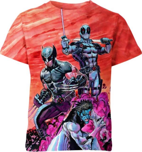 Deadpool And Wolverine Marvel Comics Shirt