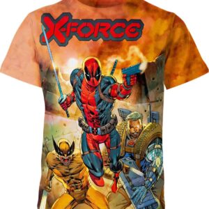 Deadpool Wolverine Cable Marvel Comics Shirt