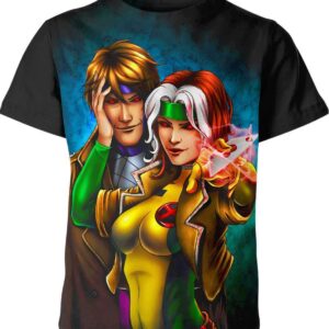 Rogue And Gambit From X-Men Shirt