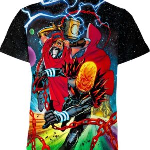 Thor Vs Cosmic Ghost Rider Marvel Comics Shirt