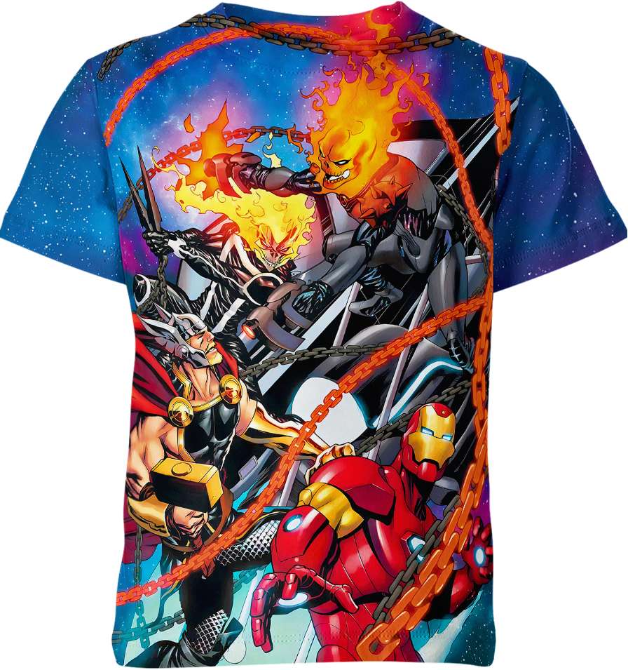 Avengers Vs Cosmic Ghost Rider Marvel Comics Shirt