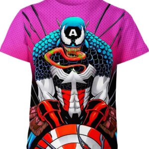Venom Captain America Marvel Comics Shirt