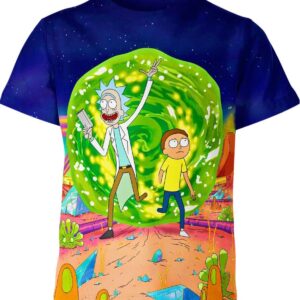 Rick And Morty Hintergrundbilder Shirt