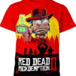 Rick And Morty Red Dead Redemption Shirt