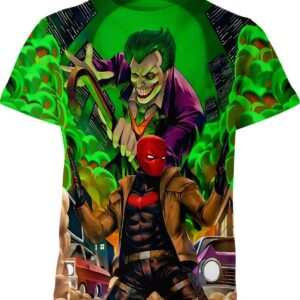 Red Hood Jason Todd Joker DC Comics Shirt