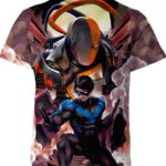 Nightwing Dick Grayson And Deathstroke DC Comics Shirt