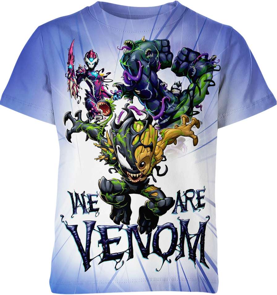 Venom Baby Groot Marvel Comics Shirt
