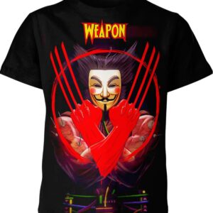V For Vendetta Wolverine Shirt