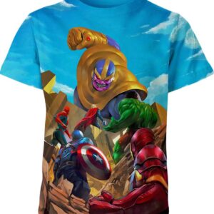Thanos Vs Advenger Marvel Comics Shirt