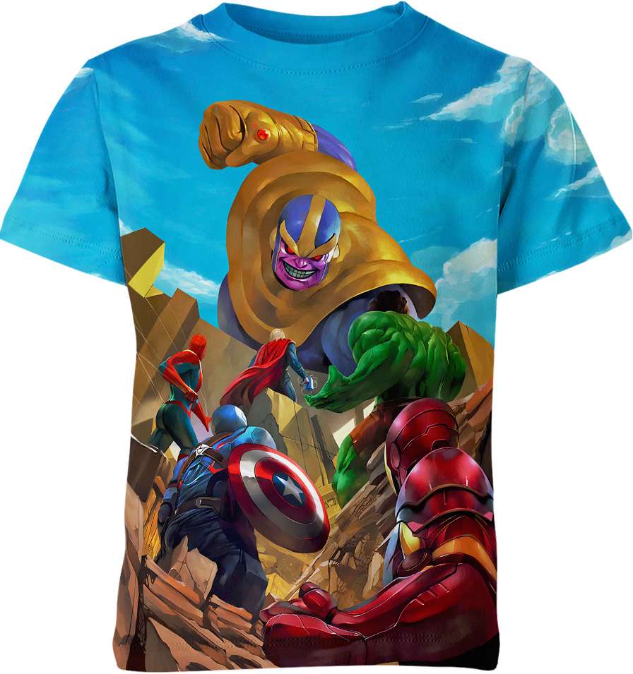 Thanos Vs Advenger Marvel Comics Shirt