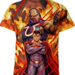 Superman And Darkseid DC Comics Shirt