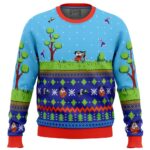Festive Duck Hunt Ugly Christmas Sweater