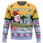 Floating in a Kirby Dreamland Ugly Christmas Sweater