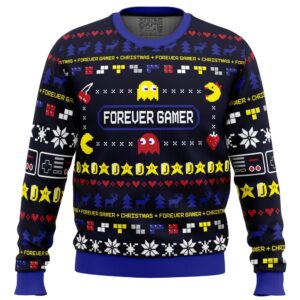 Forever Gamer Christmas Pac-Man Ugly Christmas Sweater