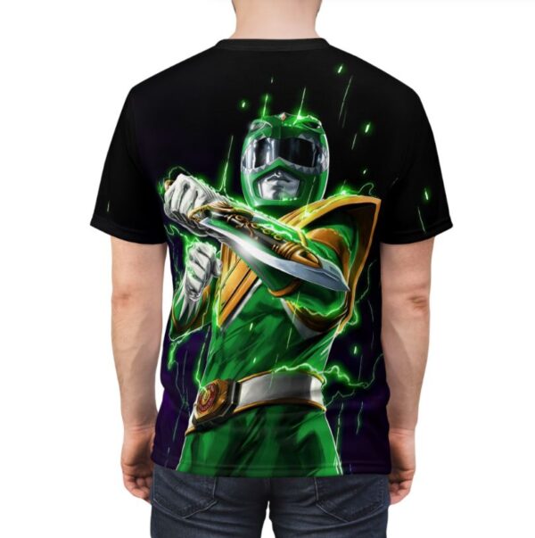 Green Ranger Power Rangers all over print T-shirt