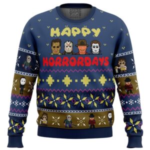 Happy Horrordays Halloween Ugly Christmas Sweater