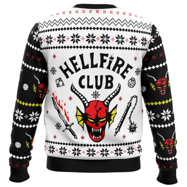 HellFire Club Stranger Things Ugly Christmas Sweater