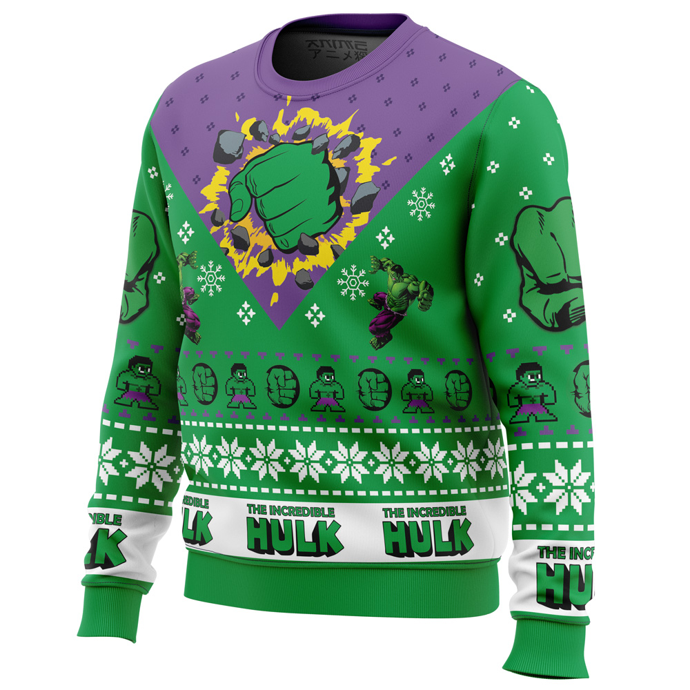I'm Always Angry The Incredible Hulk Marvel Ugly Christmas Sweater