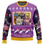 Golden Christmas Jojo’s Bizarre Adventure Ugly Christmas Sweater