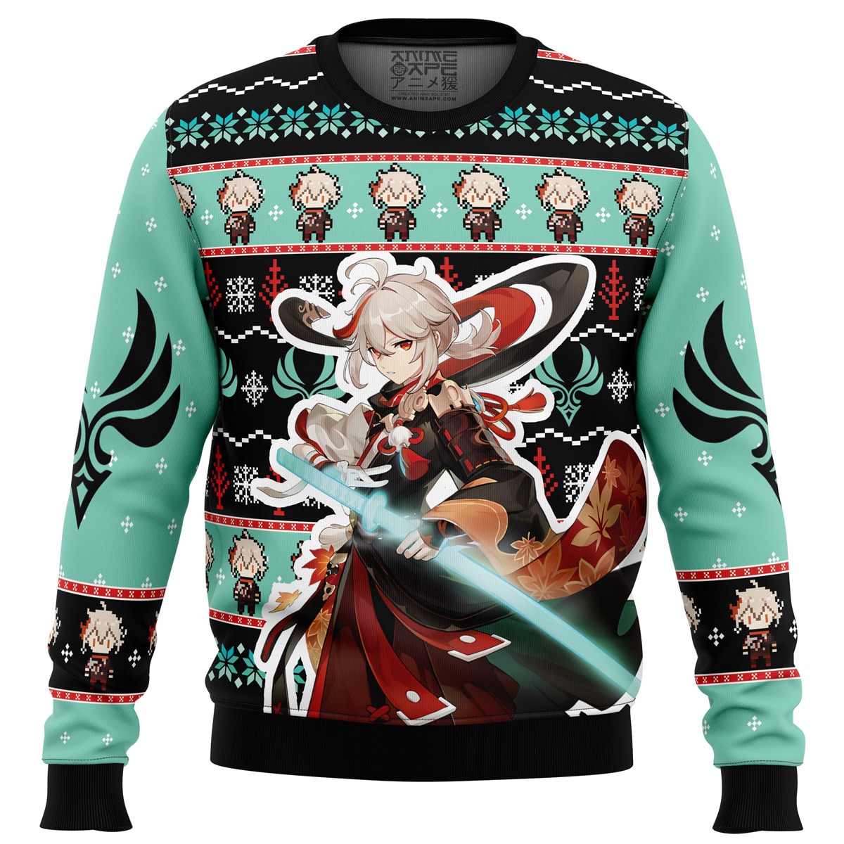 Kazuha Genshin Impact Ugly Christmas Sweater